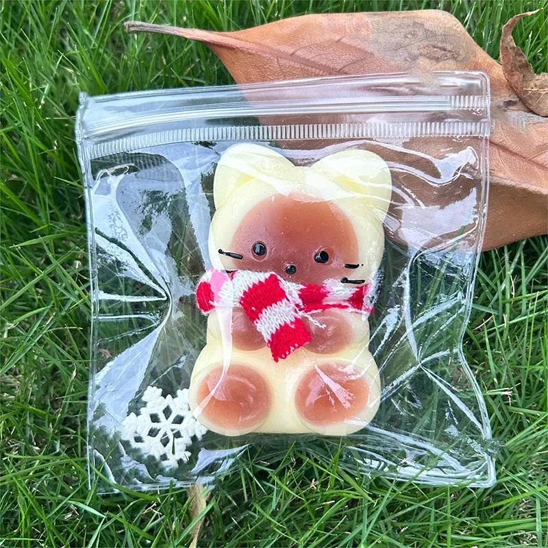 Cartoon Kawaii Plush Cats Slow Rebound Toy Creative Soft Feel Pinching Fingertip Toy Kids Stress Relief Toy Cute Girl Gift 3
