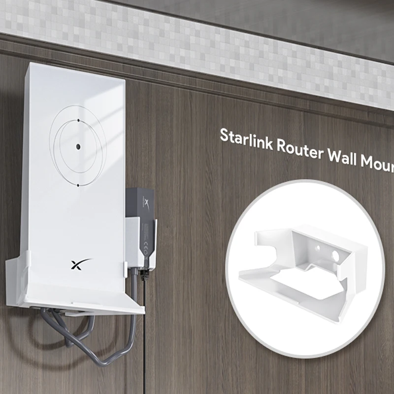 Supporto Da Parete EDUP Per Router Starlink - ABS Bianco, Stabile E Multiuso - Foto 12