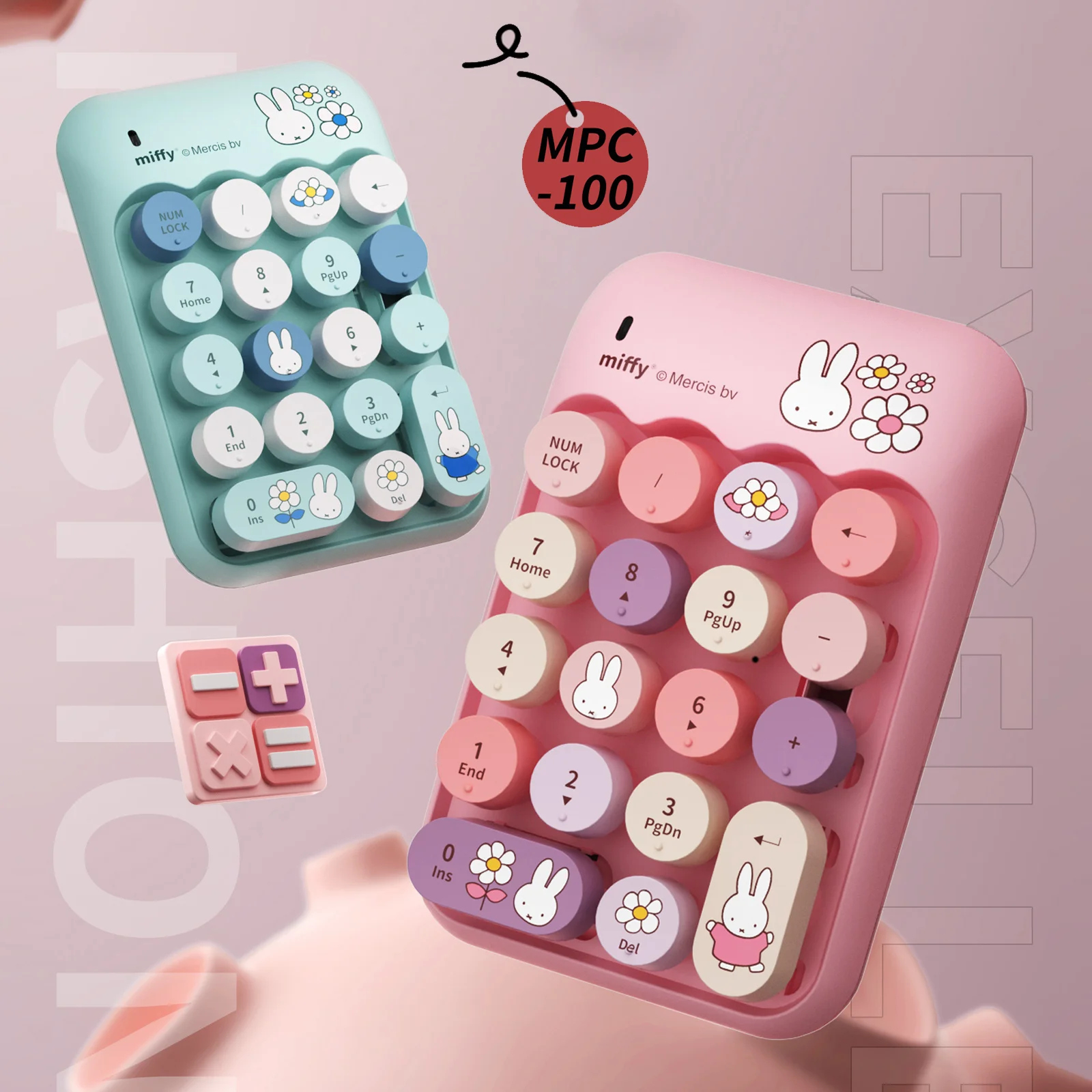 Teclado Numérico sem Fios Mipow e Miffy
