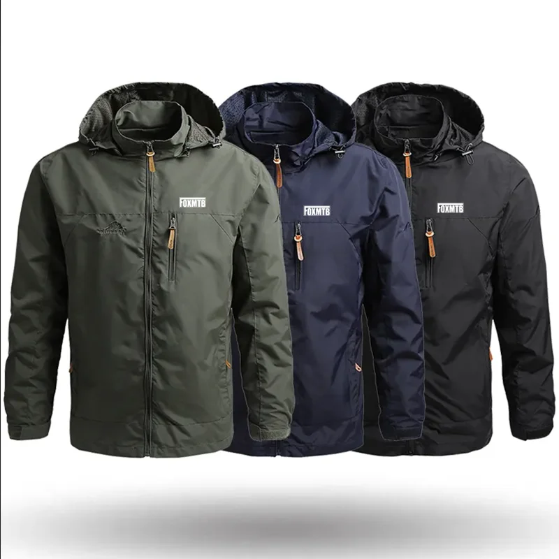 FOXMTB Men Cycling Jacket Windproof Waterproof MTB Bike Windbreaker Road Racing Bicycle Wind Raincoat Coupe Vent Cyclisme Homme