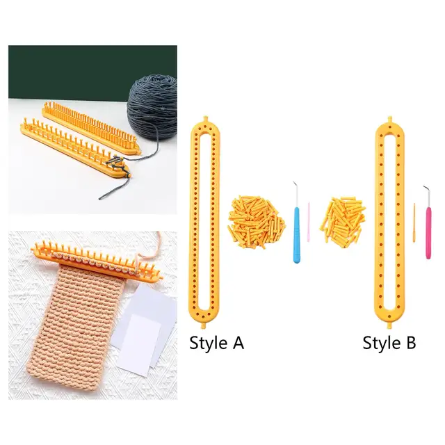 Kötő Szövőszék -Készlet Diy Gép Horgolt Állítható Peg Kézzel Készített Készlet Virágkészítő Varrószerszámok Szövési Szerszámok A Sál Kendőhöz - Image 6