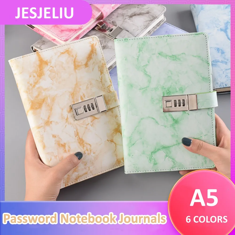 SURENHAP carnet de notes avec verrouillage par mot de passe A5 carnet de  notes papeterie parure Livre de en marbre rose - Cdiscount Beaux-Arts et  Loisirs créatifs