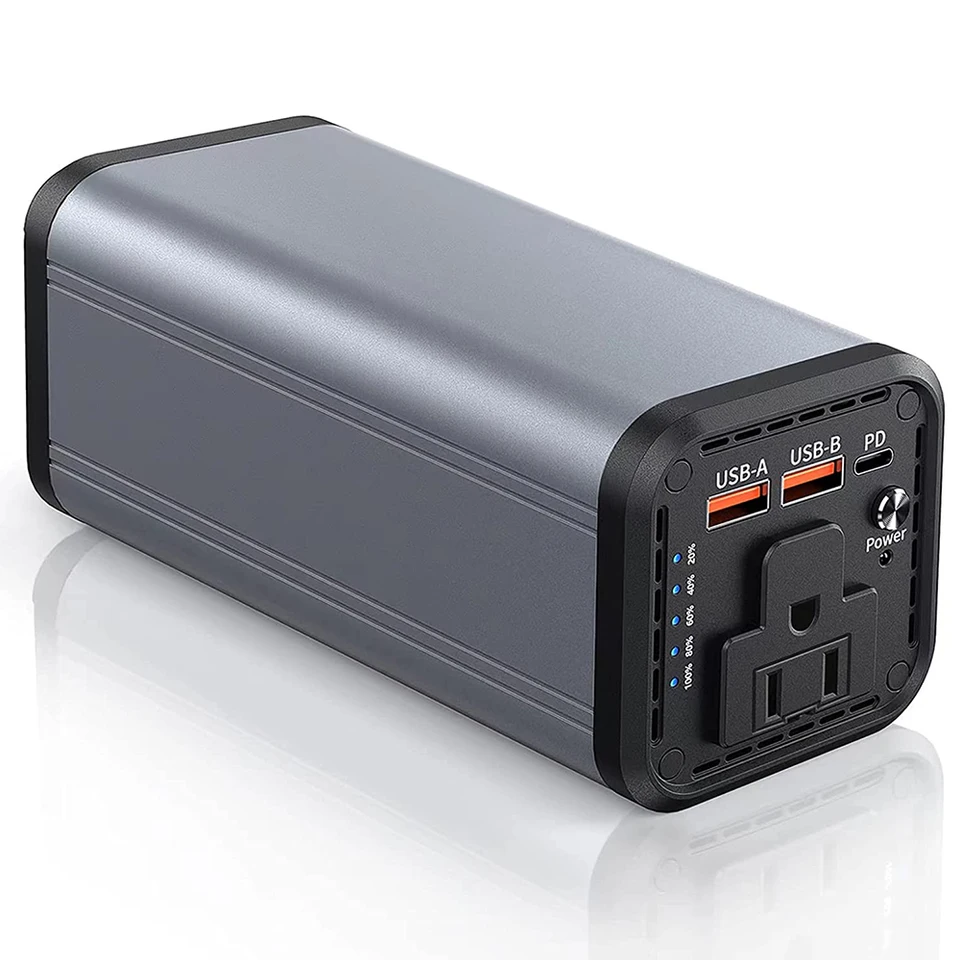  27000mAh Power Bank with 100W AC Outlet,60W PD Type-C