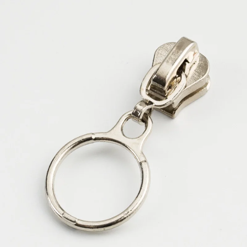 10Pcs 5# Resin Zipper silver Zipper Head Clothing Home Textile Metal Slider For