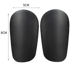 Wear-Resistant Shock Absorbing Soccer Shin Guards - 10 Pairs (Black 8X5CM)