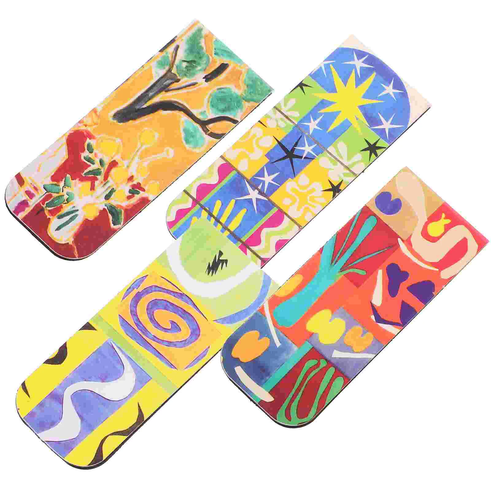 

Magnetic Bookmarks Henri Matisse Book Marker Clip Flower Painting Magnet Bookmarkers Page Markers Set Students Teachers Reading
