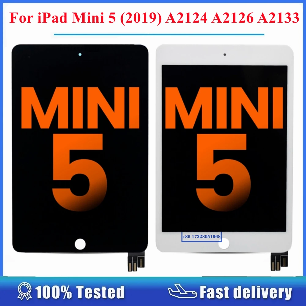 

For iPad Mini 5 5th Gen 2019 A2126 A2124 A2133 LCD Display Touch Screen Digitizer Full Assembly Replacement Spare Part + Tools