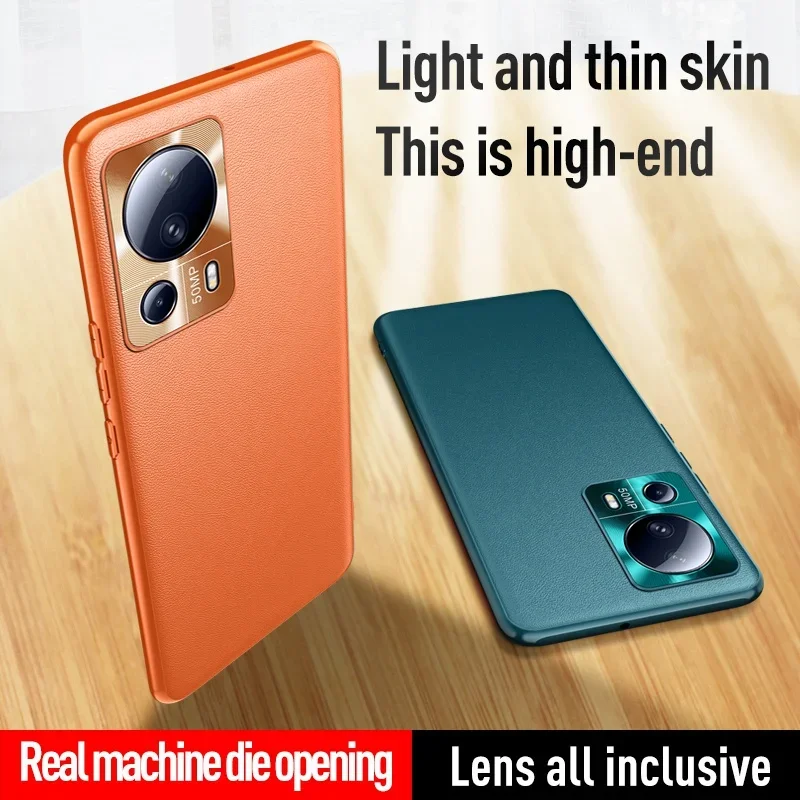 Luxury PU Leather Matte Silicone Full Protection Phone Case
