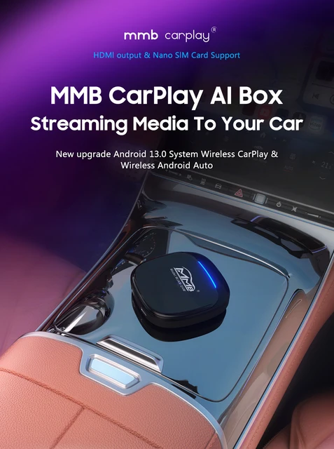 新品 CarPlay AI Box Android 13アダプター nano 2024最新モデル