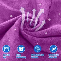 Large Bleach Proof Resistant Microfiber Salon Hair Towels Bulk Absorbent Hair Drying Stylist Hand Spa Home Gym Yoga Bath Towels 2