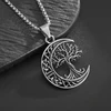 Celtic Moon Tree of Life Pendant Necklace 5