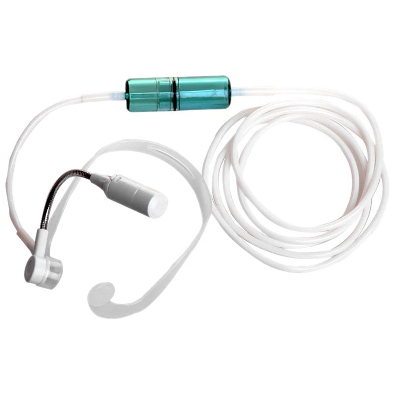 

2X Headset Nasal Type Oxygen Cannula 2M Soft-Contact Nasal Oxygen Cannula Standard Connector Inhaler Accessories