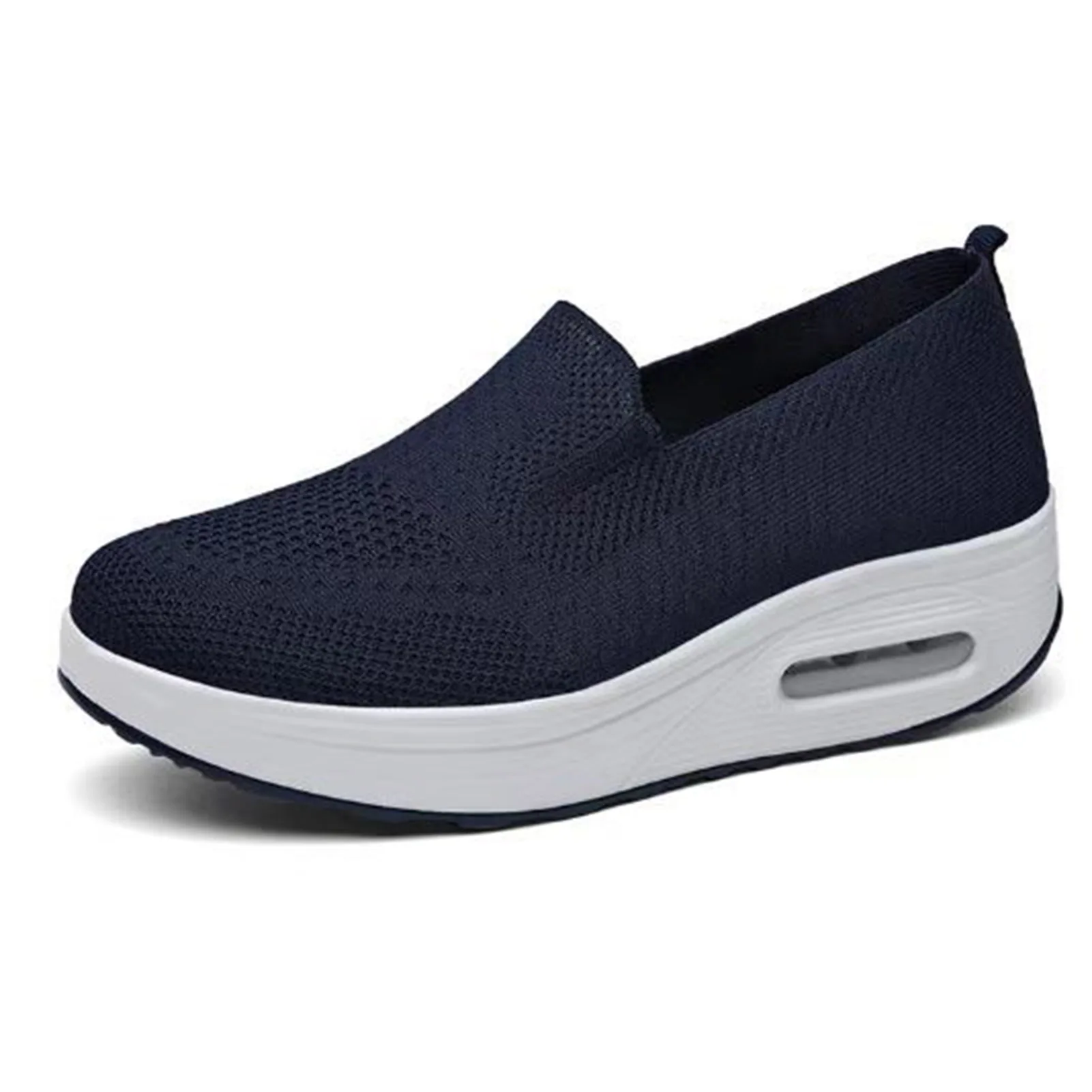 Sneakers Shoes Women's Casual Slip on Breathable Flying Woven Mesh Upper Jogging Shoes for Walking Biking Driving walking sneakers walking shoes casual shoes