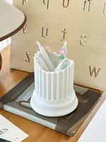 Creative Design of Ancient Greek Style Roman Column Pen Container Home Pen Holder Desktop Storage Preferred for Holiday Gifts 2
