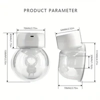 Wearable Electric Breast Pump Integrated Hands-free Large Suction Painless Portable Silent Breast Pump Baby Accessories 2