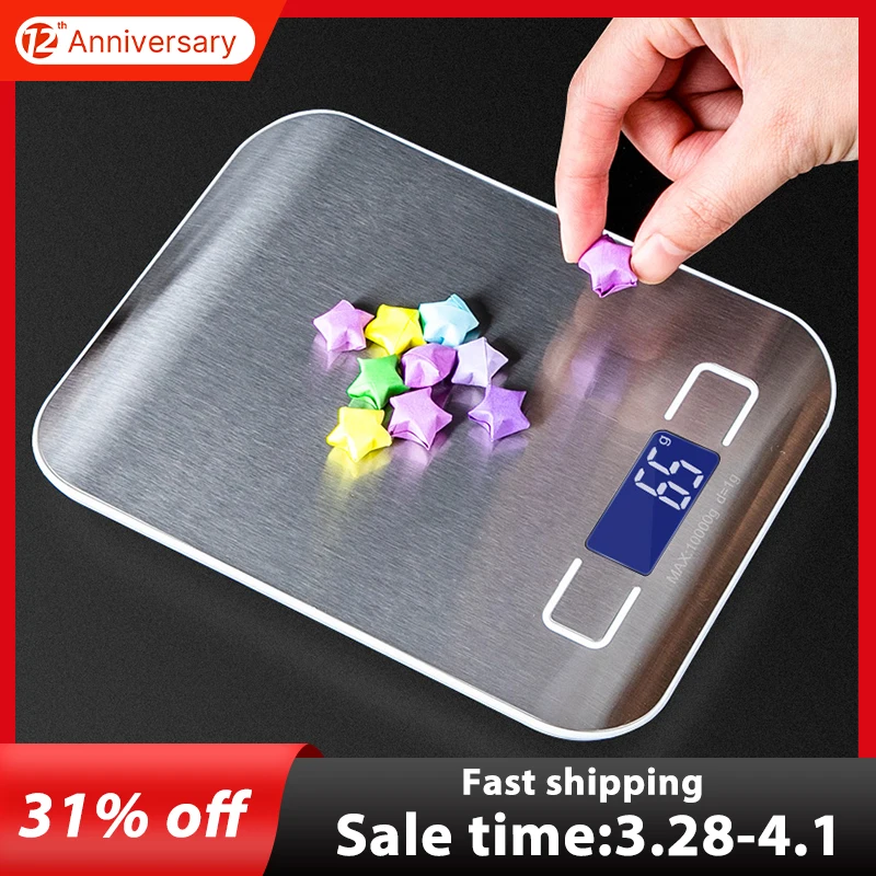 3/5/10kg Electronic Kitchen Scale Measuring Tool Food Scales Diet