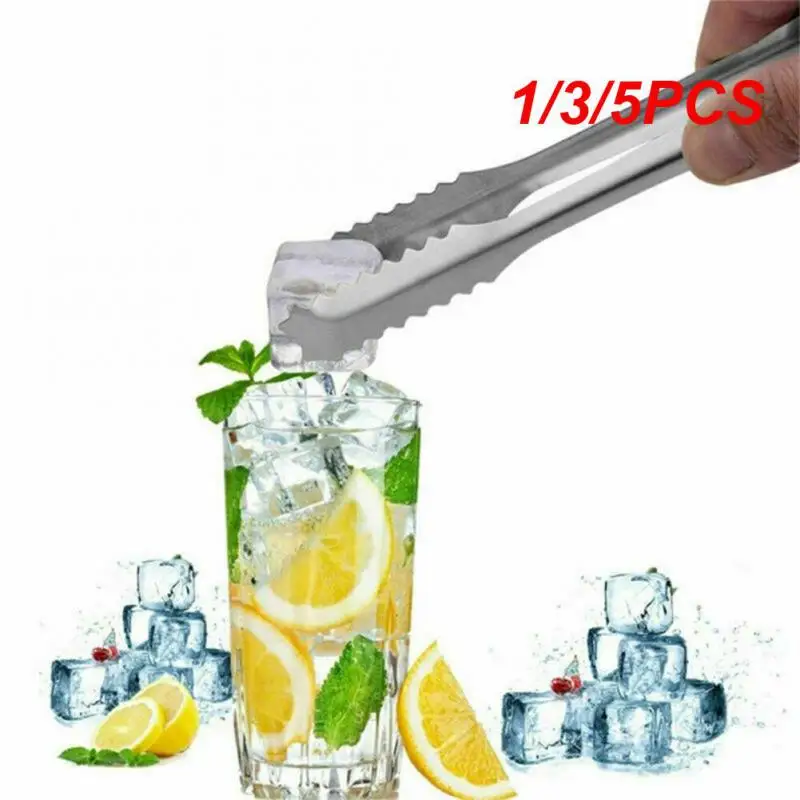 1/3/5PCS Ice bucket clip ice clip bar ice cubes claman candy chuck mini food stainless steel holder stainless steel clip tool