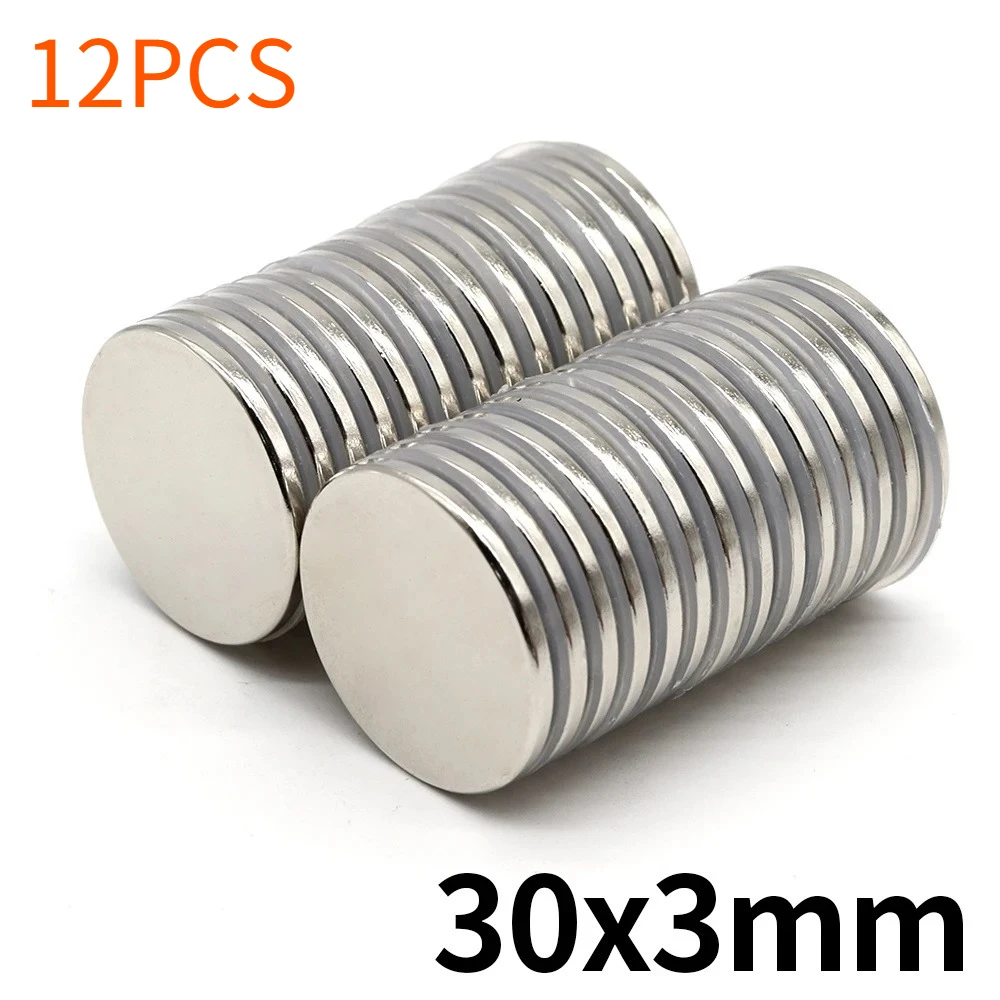 Versatile Circular Magnets for Kitchen Organization - Multiple Sizes Available