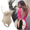 Women'S Corset Invishaper Halft Backbody Shaper Bra Plus Size Backless Built In Bra Tummy Control Shapewear Lenceria Para Damas 1