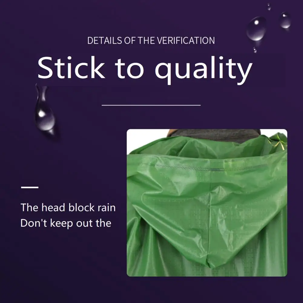 Raincoat Pants Set Water Repellent Rainwear Set Buttons Outdoor Working Reliable Leakproof Hiking Travel Rainwear