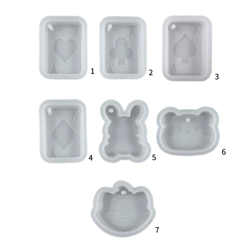 

DIY Pendant Silicone Mold Different Shapes Sign Molds Ornaments Silicone Mould Resin Casting Molds DIY Crafts Supplies