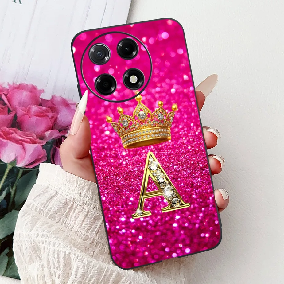 Crown Letters Soft Silicone Case - Premium Protective Cover