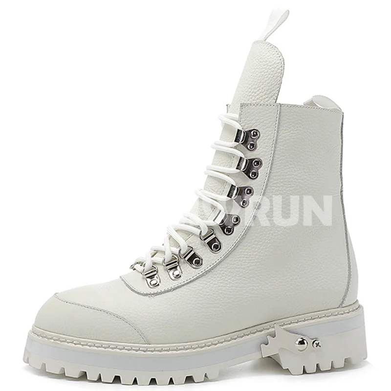

Women Short Boots Spring Autumn 2023 New Platform Design Solid Color Round Head Ankle Boots Simplicity Versatile Female Shoes
