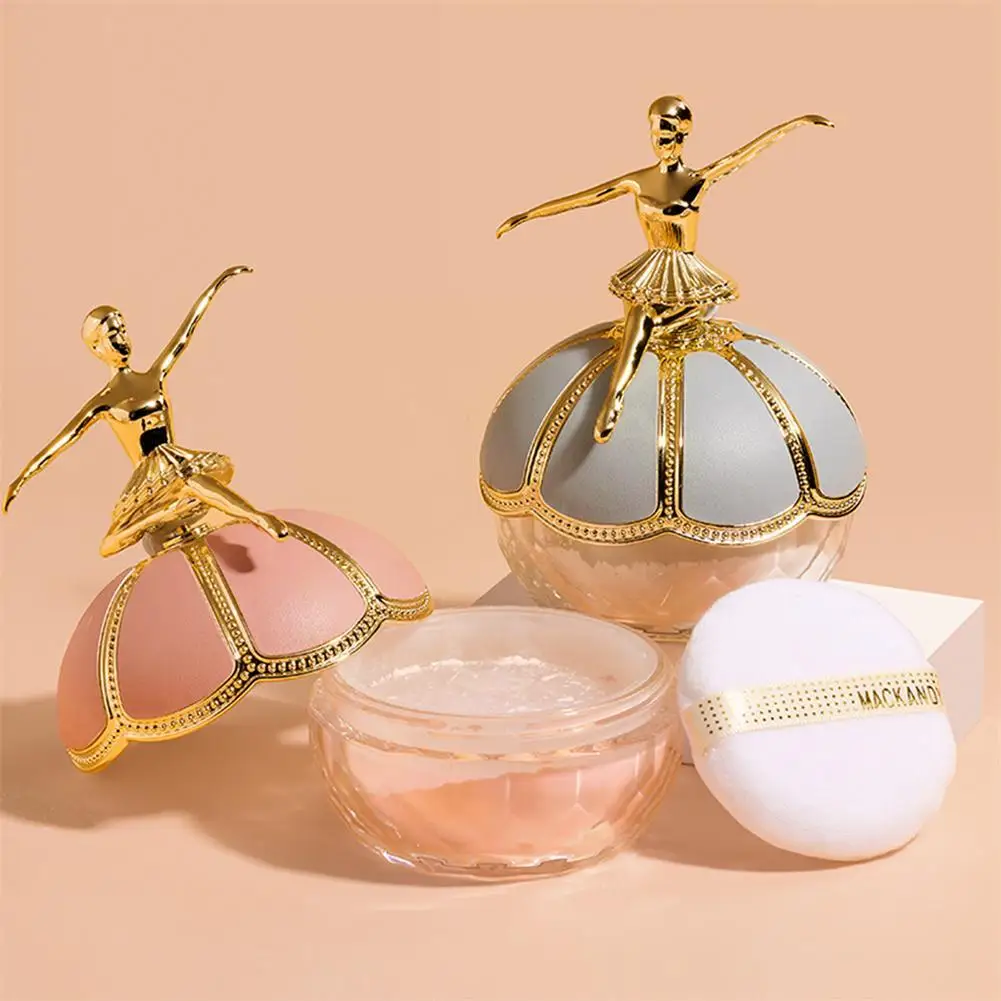 Loose Powder Ballet Makeup Powder Air Sense Makeup Oil Control Waterproof Loose 20g Powder Long-lasting Pores Invisible Greasy K9P9