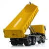 8x8 1/14 RC Hydraulic Dump Truck Metal Roll On Off Full Dumper Car Model with Sound Light 3-speed Transmission RC Toys TH23689 5
