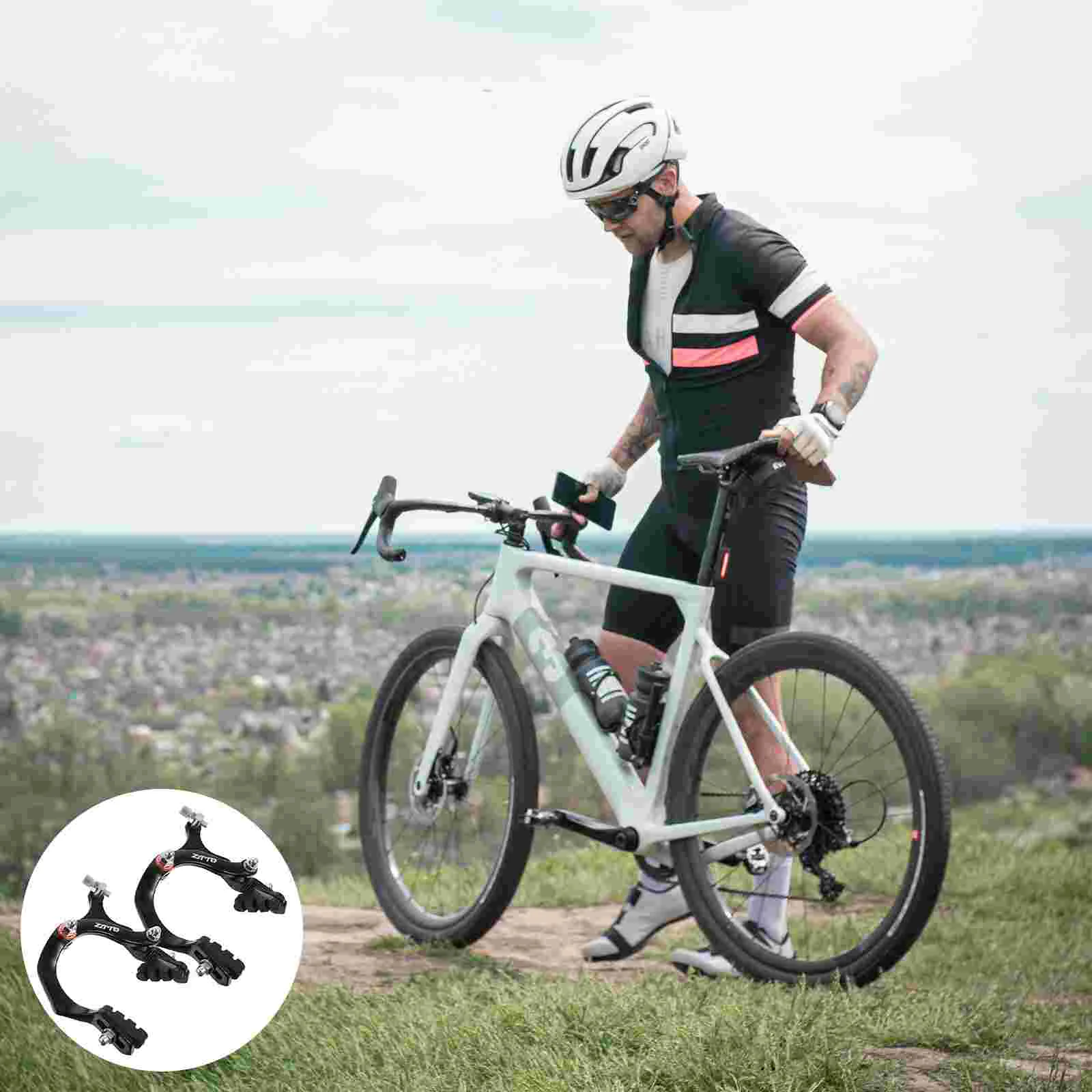 

Outdoor Side Pull Brake C Calipers Rim Long Arm Clamp Hanging For Urban Casual Road Bike Cycling Brake Caliper C