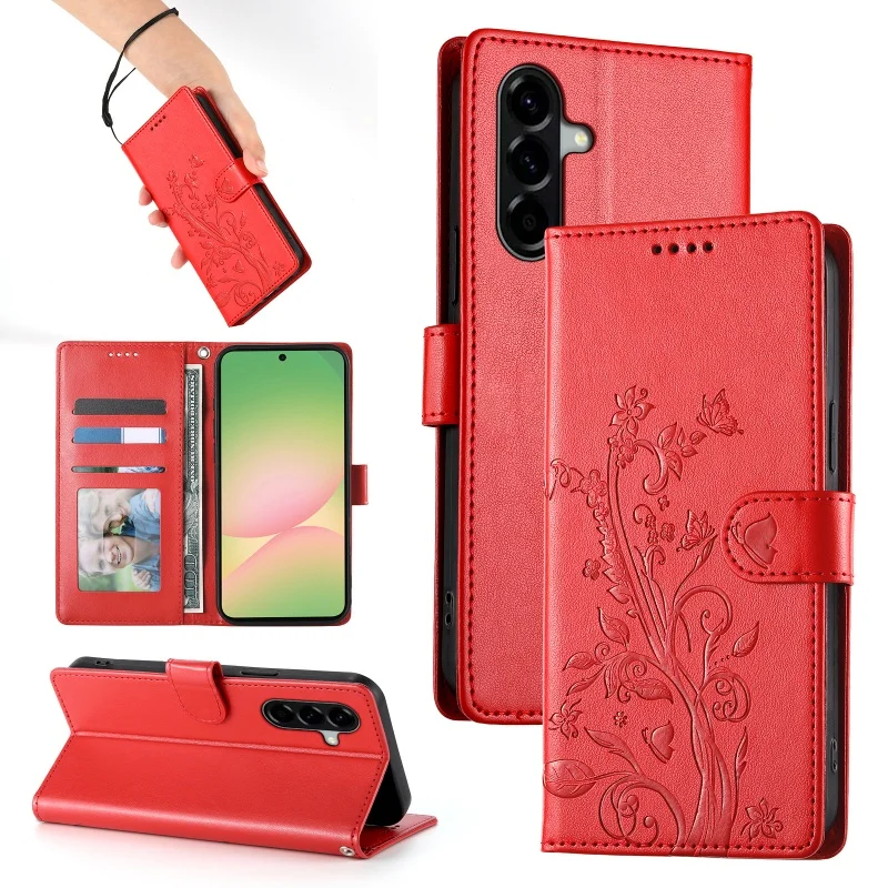 Luxurious Leather Wallet Card Phone Case Cover