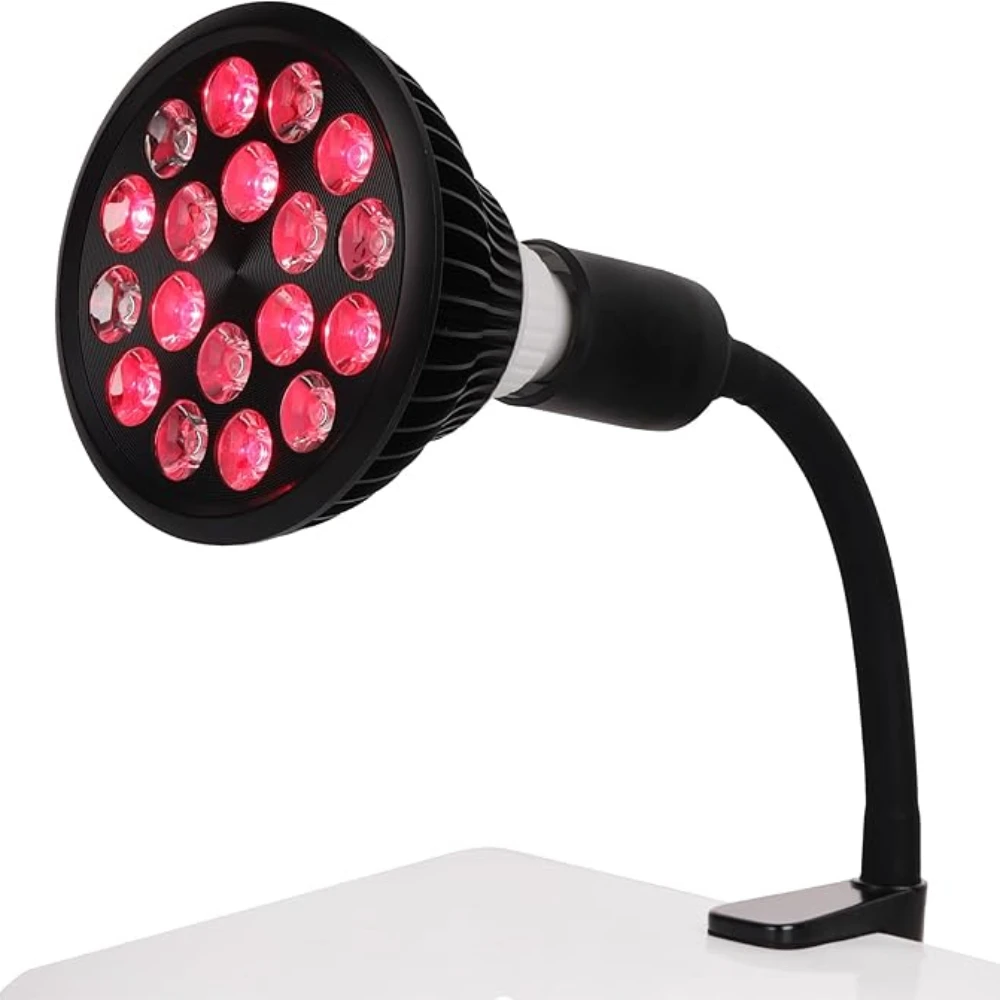 54W Red Light Therapy Lamp with Holder, Near Infrared Red Light for Skin and Pain Relief 660nm and 850nm NIR Phototherapy Device