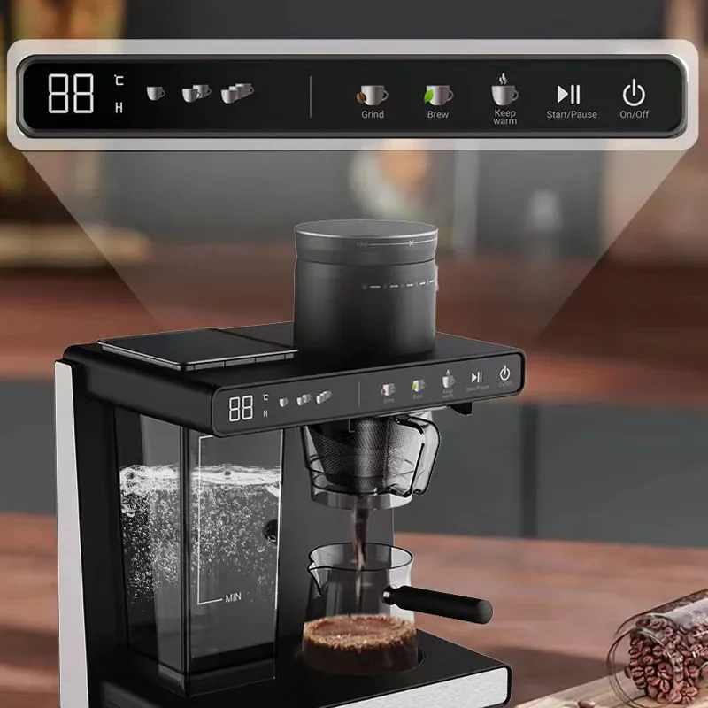 Modern coffee grinder is a fully automatic intelligent coffee machine that conveniently brews your perfect coffee GN340TB 4