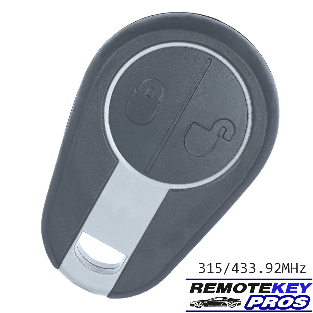 Diykey 2 Pulsanti 315Mhz / 433Mhz Chiave Per Auto A Distanza Portachiavi Per Volvo Evro 5 Vnl Vnm Fm Fh Vn Fl Euro 5 Truck