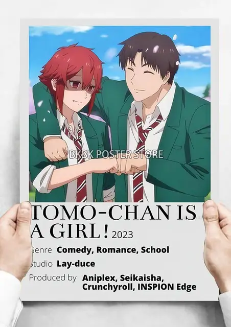 TOMO AIZAWA MINIMALIST DESIGN FROM TOMO CHAN IS A GIRL ANIME - Tomo Chan -  Posters and Art Prints