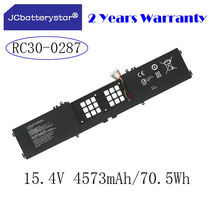 Jc Nuova Batteria Per Laptop Rc30-0287 Per Razer Blade Pro 17 2019/2020 Rz09-0287 Rz09-0329 Rz09-0314 Rz09-0406 15.4V 4583Mah