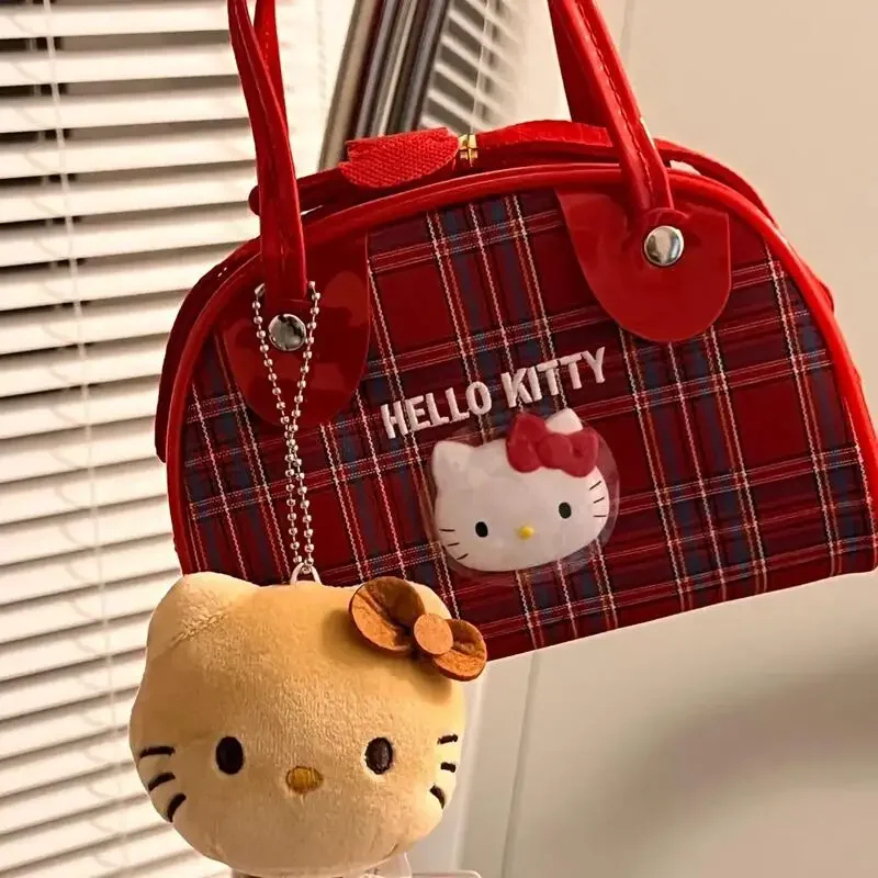 

Женская сумка-мессенджер, аниме мультяшный милый кот КТ, модная Сетчатая Сумка, кавайная сумка через плечо, праздничные подарки для девочек