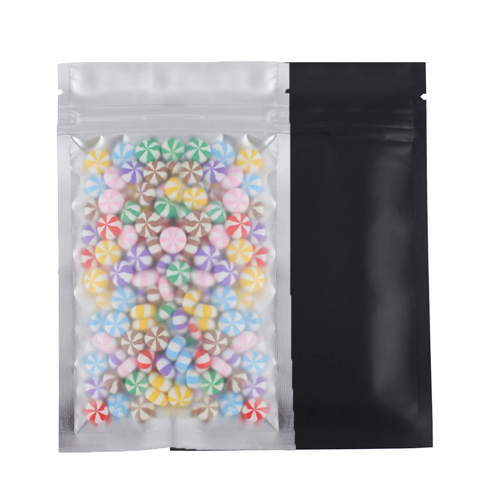 Eco-Friendly Reusable Frosted Mylar Zip Lock Pouches