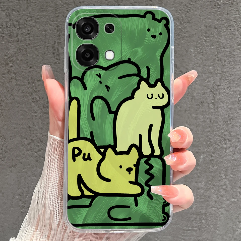 Pretty Butterfly Goldfish Drop-Resistant Lightweight Clear Bumper Case