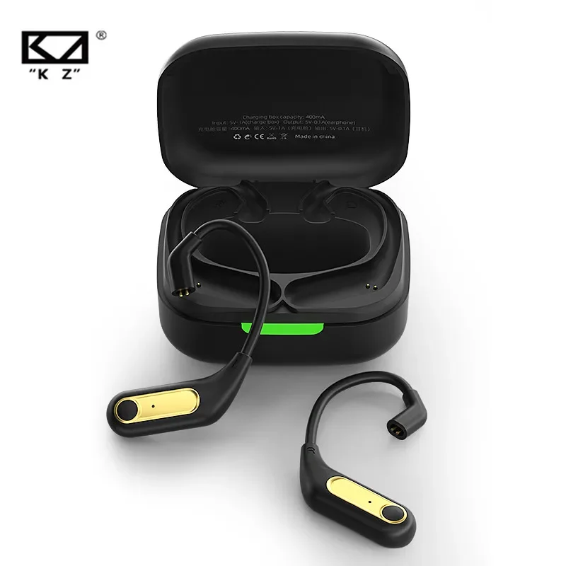 KZ AZ15 Upgrade Wireless Headphones Wire Bluetooth-compatible 5.2 Cable Wireless Ear Hook with Charging Case AZ09 PRO AZ10 AZ20