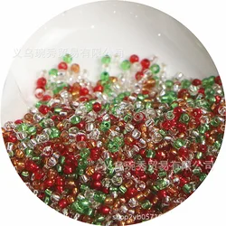 Filled Silver Glass Rice Beads for Handmade DIY Jewelry Accessories (Full of spring)