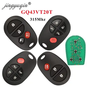 Keyforkess 3 3/4/5/6 BTN 315MHz telecomando portachiavi per Toyota Sienna Solara Avalon Camry Highlander Sequoia Tacoma Tundra