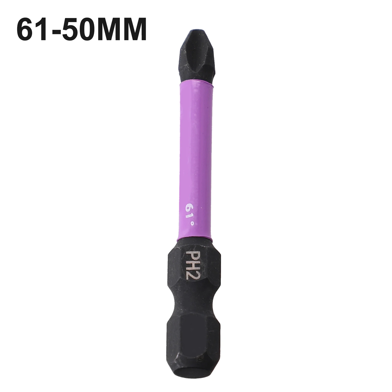 

6.35mm PH2 Magnetic Cross Screwdriver Bits HRC61° HRC62° HRC63° Multipurpose Impact Drill Bits Electric Tools For Electrician