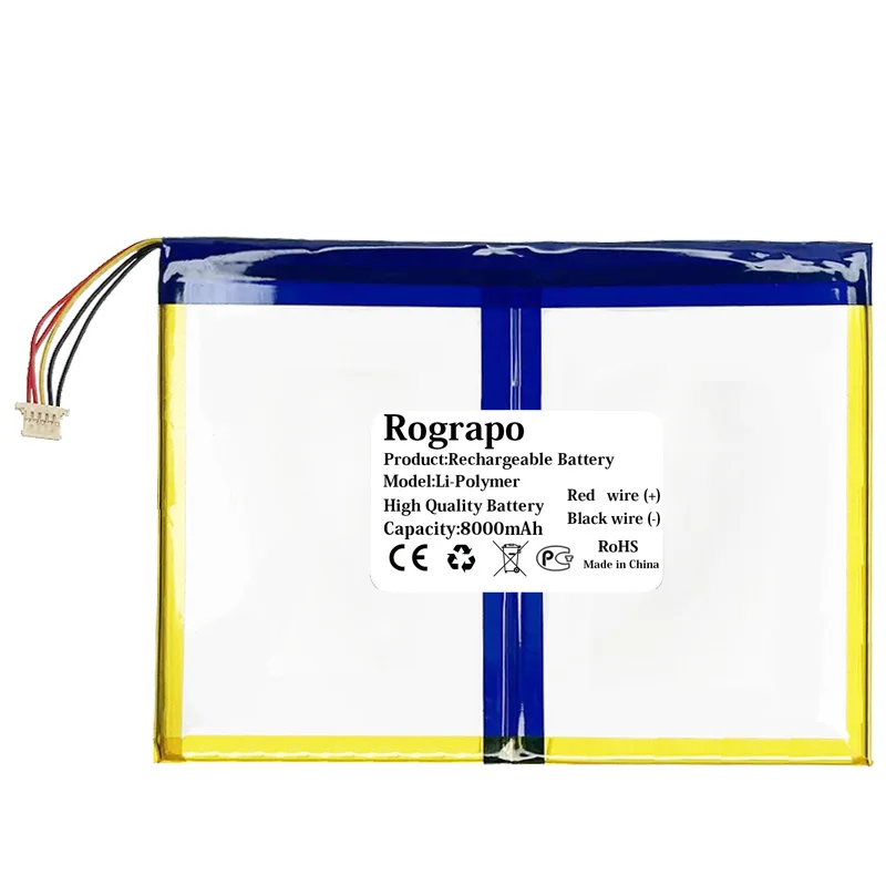 Bateria do pc para Blackview Tab e Tab8 Nova Bateria 32100140 3.7v 8000mah - Imagem 4