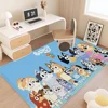 B-Blueys Cartoon Hallway Carpet Washable Non-Slip Living Room Sofa Chairs Area Mat Kitchen Doormat Area Rug 4