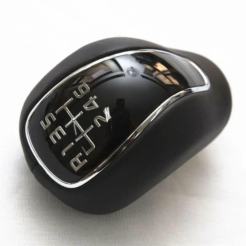 43711A2300 OEM Leather Gear Shift Knob Lever 6-Speed For Kia 