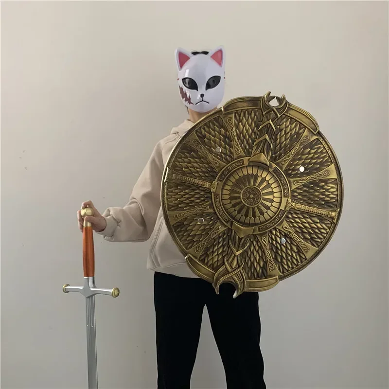 God of War Guardian Shield Cosplay Hammer Prop Weapon - Rubber Unsharpened Chaos Blade Thunder Axe