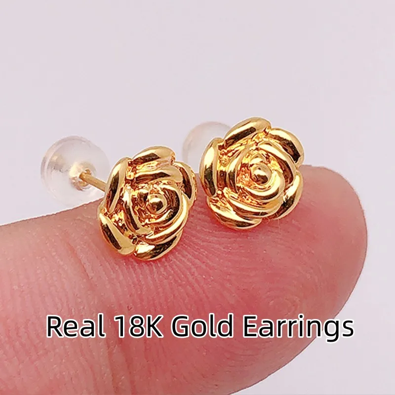 Buy 22ct Yellow Gold Leaf Design Ladies Stud Earrings 2.8 Grams Online in  India - Etsy