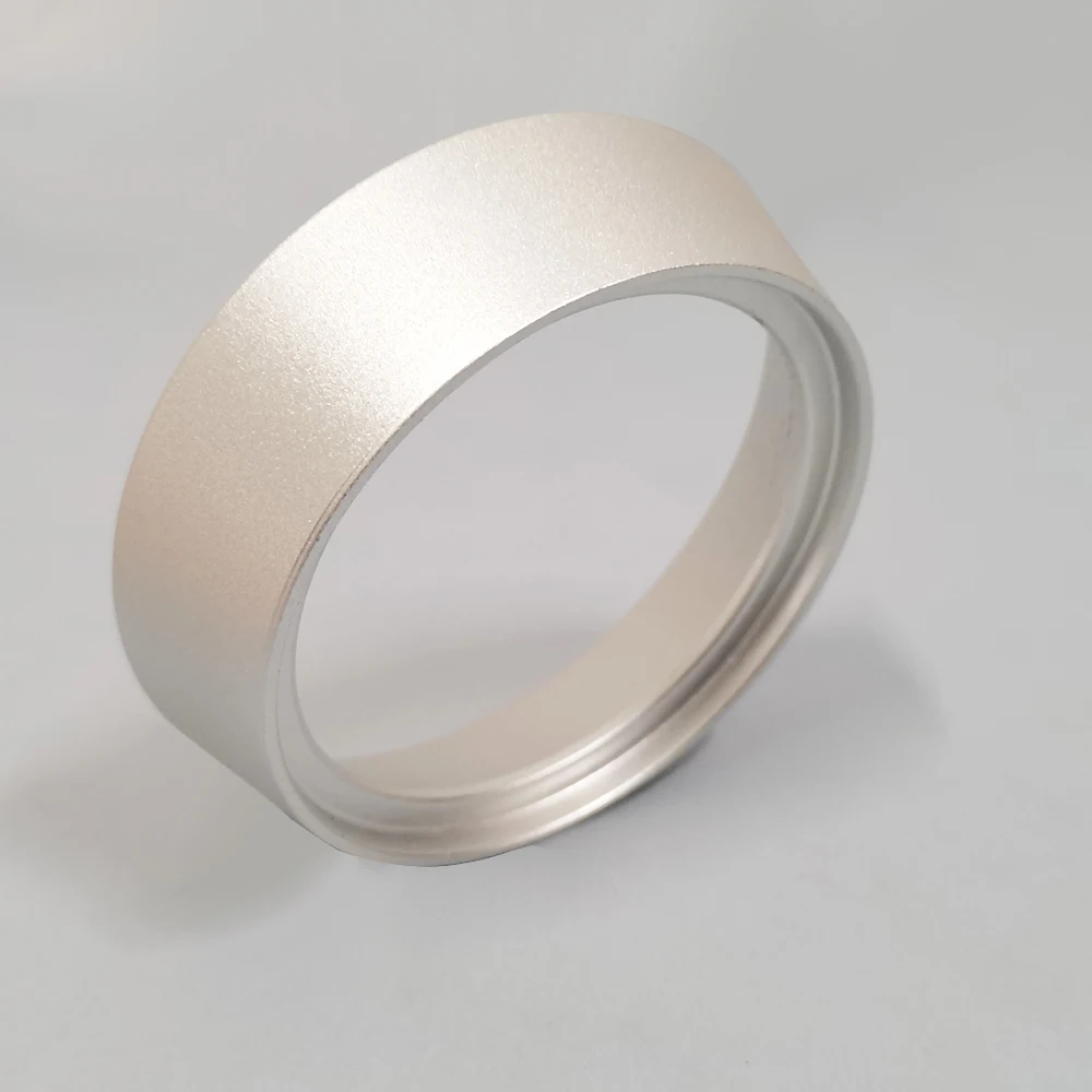 에스프레소 도징 깔때기 51/54/58mm, 알루미늄 합금 커피 도징 링 51/54/58mm 포타필터와 호환 가능