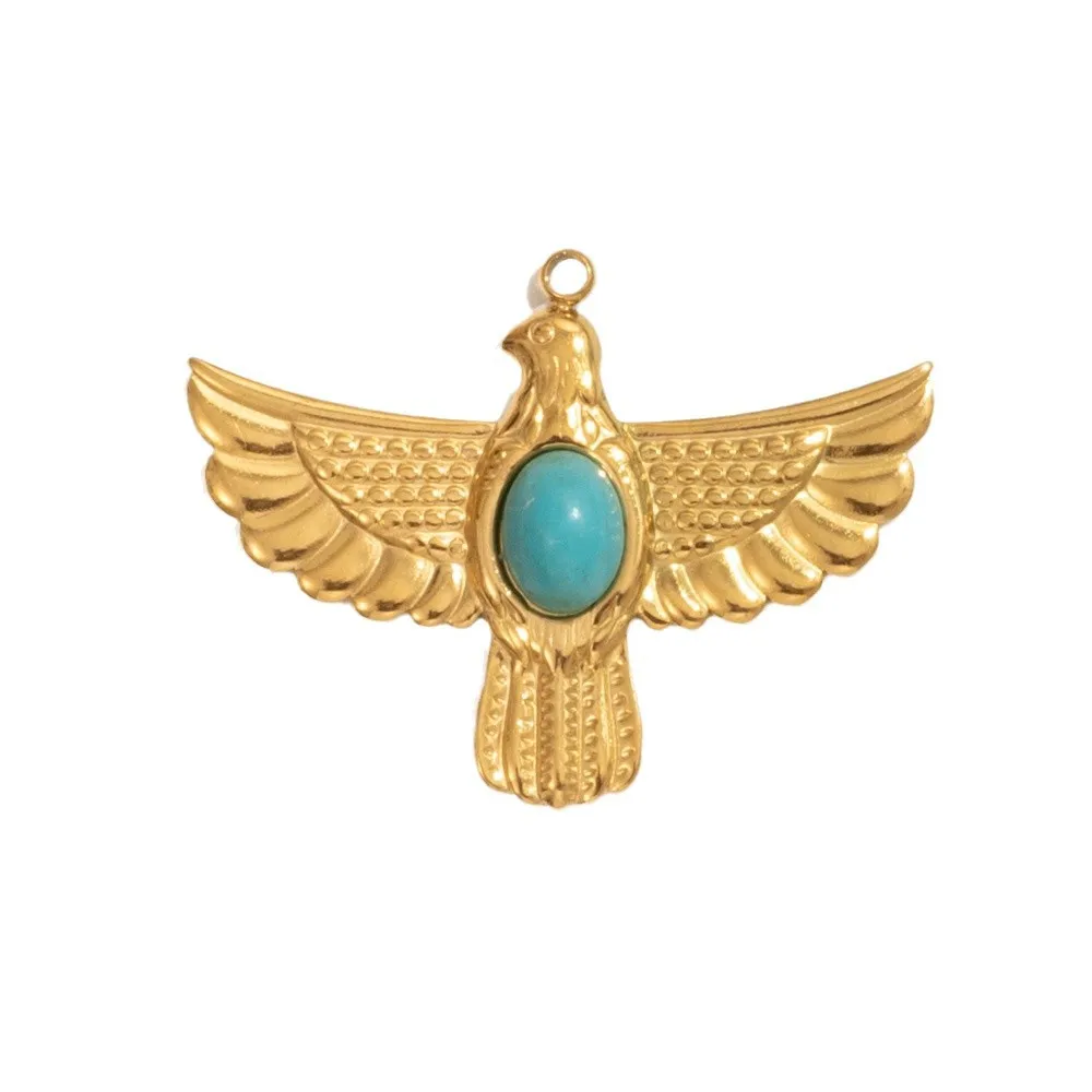 New 18K Gold Plated Small Fish Flower Bride Evil Eye Charms for Neckalce Bracelet Anklet Customize Texture Shell Pendant Jewelry